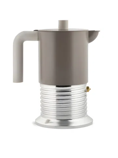 Alessi Screw-shape Coffee Maker In Gray