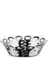 Alessi Sculpted Bowl In Silver