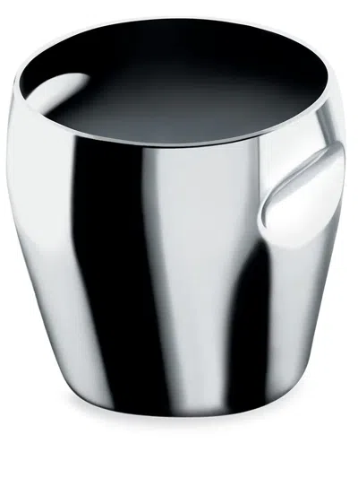 Alessi Sculptural Ice Bucket In Silver