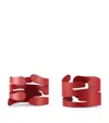 Alessi Nocolor Bark Ring Steel Napkin Holders Set Of Two In Multi