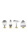 Alessi Set Of 4 Bark Place Markers