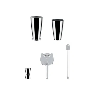 Alessi Set Shaker Boston Inox