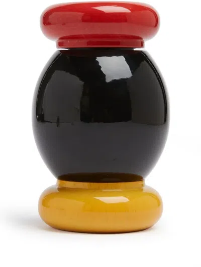 Alessi Short Salt And Pepper Grinder In Black