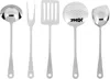 Alessi Silver Ajm19 Kitchen Cutlery Set, 5 Pcs In Stainless Steel