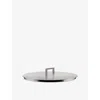 Alessi Convivio Stainless-steel Saucepan Lid 28cm Silver In Silver