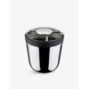 Alessi The Tending Stainless-steel And Resin Box Ice Bucket 16cm In Multi