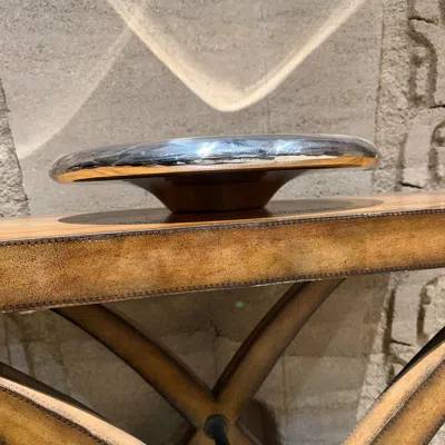 Pre-owned Alessi Sleek Modern Tulip Chrome Polished Metal Bowl Post Modern In Gray