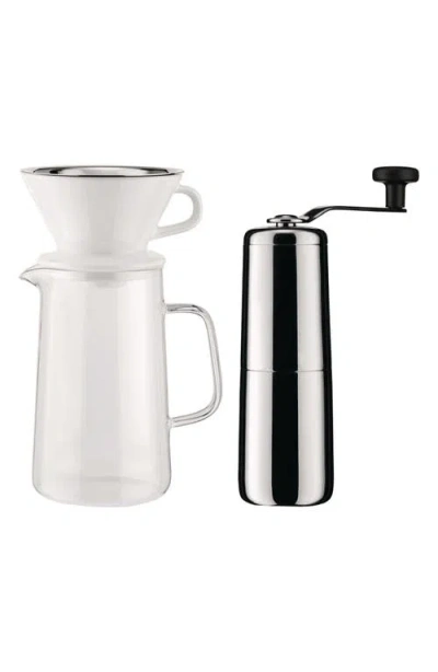 Alessi Slow Coffee Set In Stainless Steel