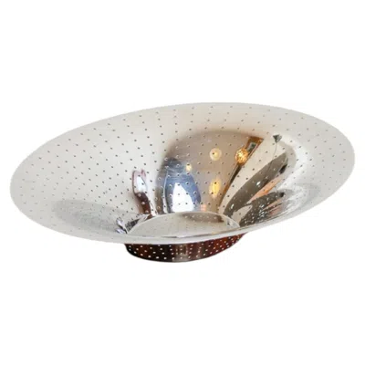 Pre-owned Alessi Stainless Steel Centrepiece Bowl, Italy, 1990s In Gray
