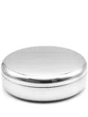 Alessi Stainless Steel Container In Silver
