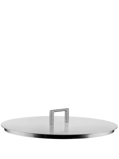 Alessi Stainless-steel Lid (28cm) In Silver