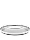 Alessi Stainless Steel Tray In Silver