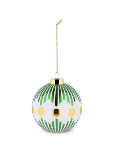 Alessi Striped Polka-dot Baubles (set Of Two) In Multi