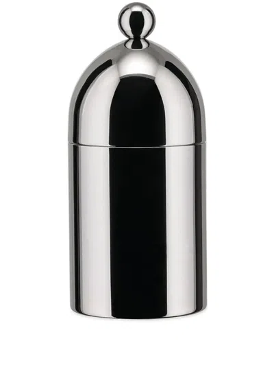 Alessi Sugar Bowl & Spoon Stainless-steel Set In Silver
