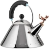 Alessi Tea Rex Kettle In Black