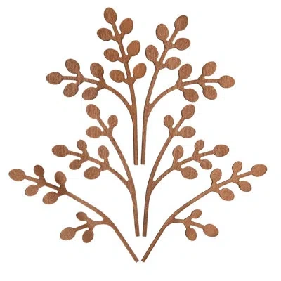 Alessi The Five Seasons Woodsy Reed Diffusers And Sticks In Brown