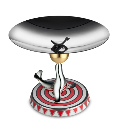 Alessi The Seal Cake Stand In Grey