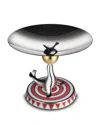 Alessi The Seal Cake Stand In Gray