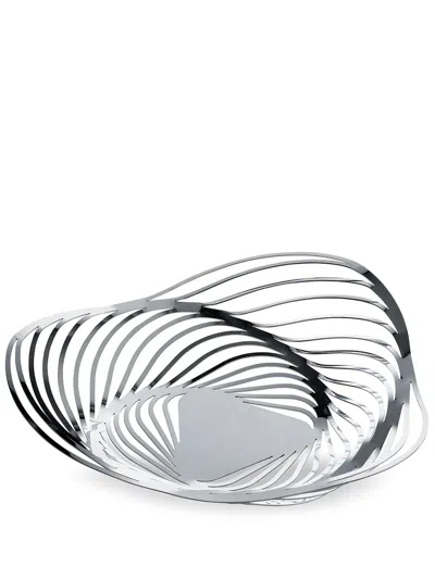 Alessi Trinity Fruit Bowl In Silver