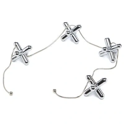 Alessi Tripod Trivet With Adjustable Elements In Chorme