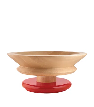 Alessi Twergi Centrepiece Bowl In Red