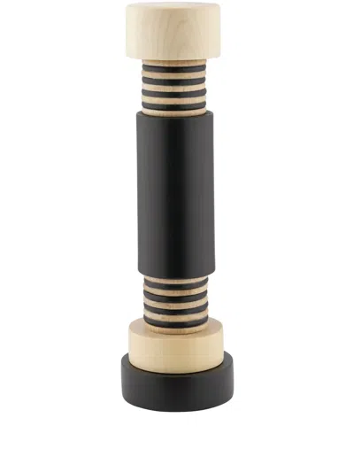 Alessi Twergi Wooden Salt/pepper Mill In Black