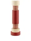 Alessi Twergi Wooden Salt/pepper Mill In Red