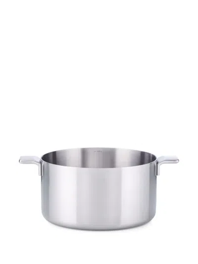 Alessi Two-handle Casserole In Silver