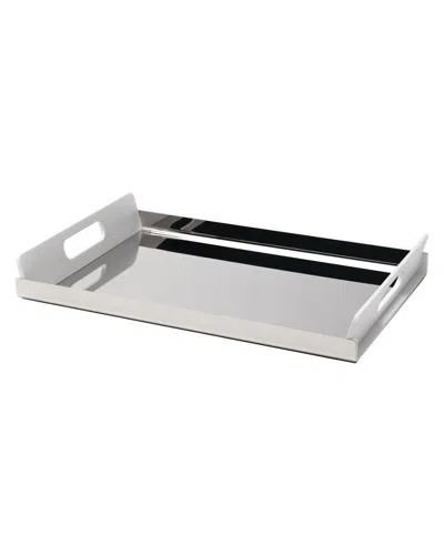 Alessi Vassily Tray With Handles In Gray