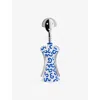 Alessi Anna G. Delft  Alki-paper And Chrome-plated Zamak Corkscrew 24.5cm White And Blu In Multi