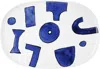 Alessi White Itsumo Oval Serving Plate In White Porcelain