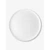 Alessi White Itsumo Porcelain Dinner Plates Set Of Four 10.6cm In White