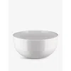 Alessi White Itsumo Porcelain Salad Bowl 20cm In White