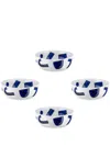 Alessi X Naoto Fukasawa Itsumo Bowls (set Of Four) In White