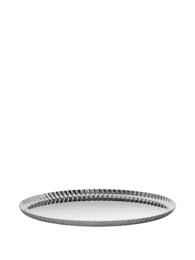 Alessi Xjin Kuramoto Tray (23cm) In Silver
