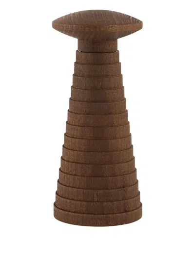 Alessi Yucatan Pepper Shaker In Brown