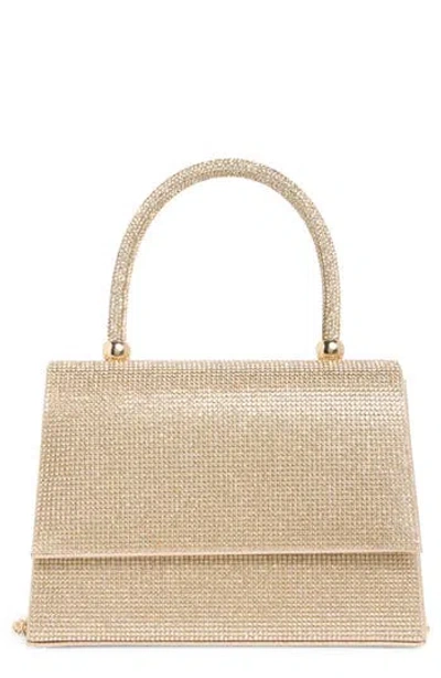 Alessia Bianchi Pavé Crystal Clutch In Gold