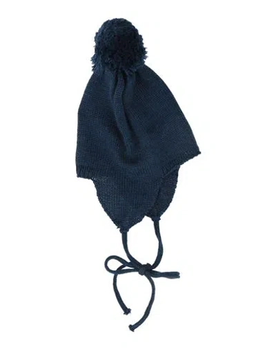 Alessia Cappelli Babies'  Newborn Boy Hat Blue Size 3 Wool