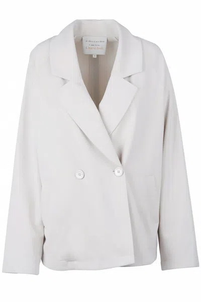 Alessia Santi - Jacket - 470179 - Beige In White