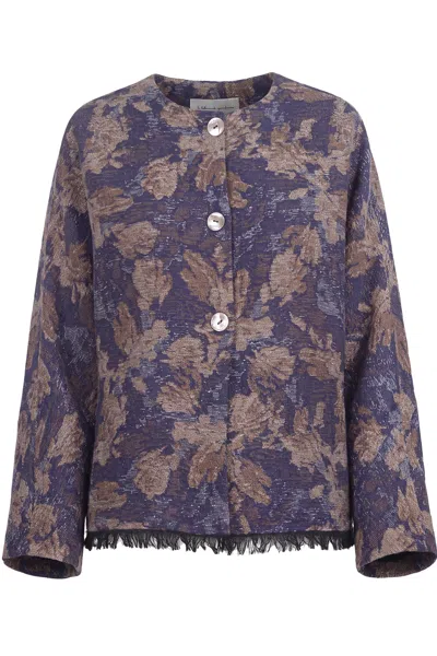 Alessia Santi - Jacket - 480519 - Blue/sand In Blu/sabbia