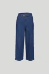 ALESSIA SANTI JEANS WIDE LEG BLU