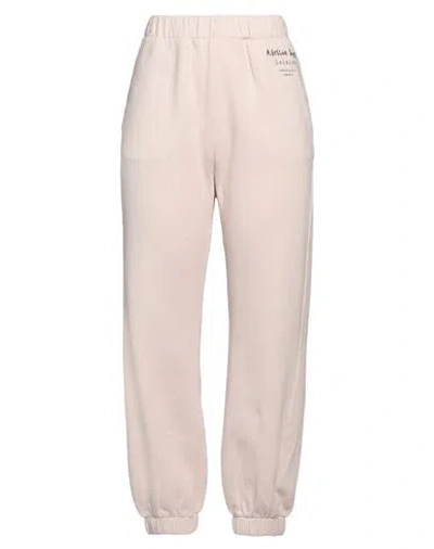 Alessia Santi Loisirs Woman Pants Light Pink Size 2 Cotton