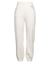 Alessia Santi Loisirs Woman Pants Off White Size 0 Cotton