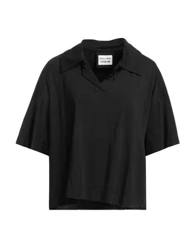 Alessia Santi Woman T-shirt Black Size 8 Cotton