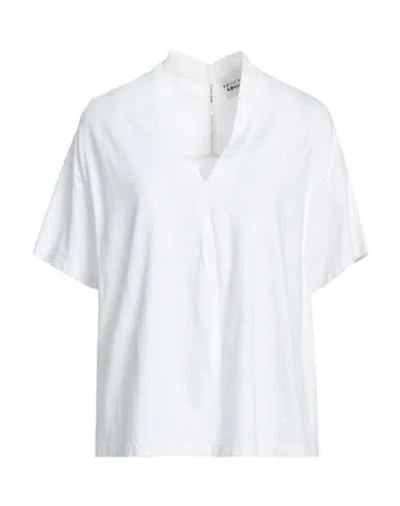 Alessia Santi Woman T-shirt White Size 8 Cotton