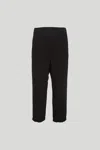 Alessia Santi Pantalone Jogger Nero In Nero