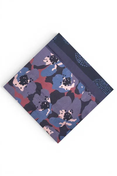 Alessia Santi - Scarf - 480533 - Grey/bordeaux In Grigio/bordeaux