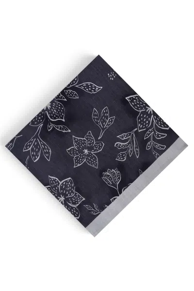 Alessia Santi - Scarf - 480535 - Black/bordeaux In Nero/bordeaux
