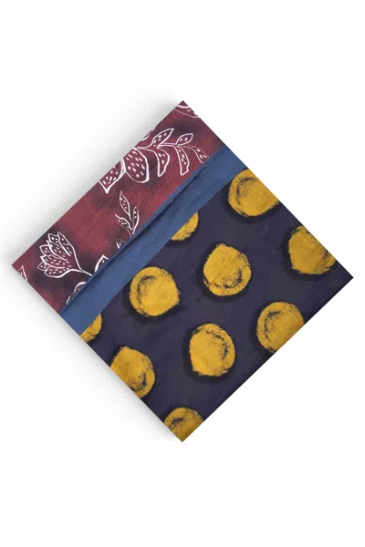 Alessia Santi - Scarf - 480535 - Blue / Yellow In Blu/giallo