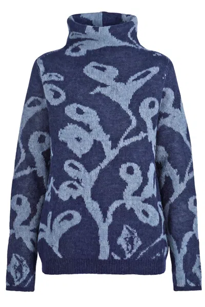 Alessia Santi - Shirt - 480525 - Blue/grigio In Blu/grigio